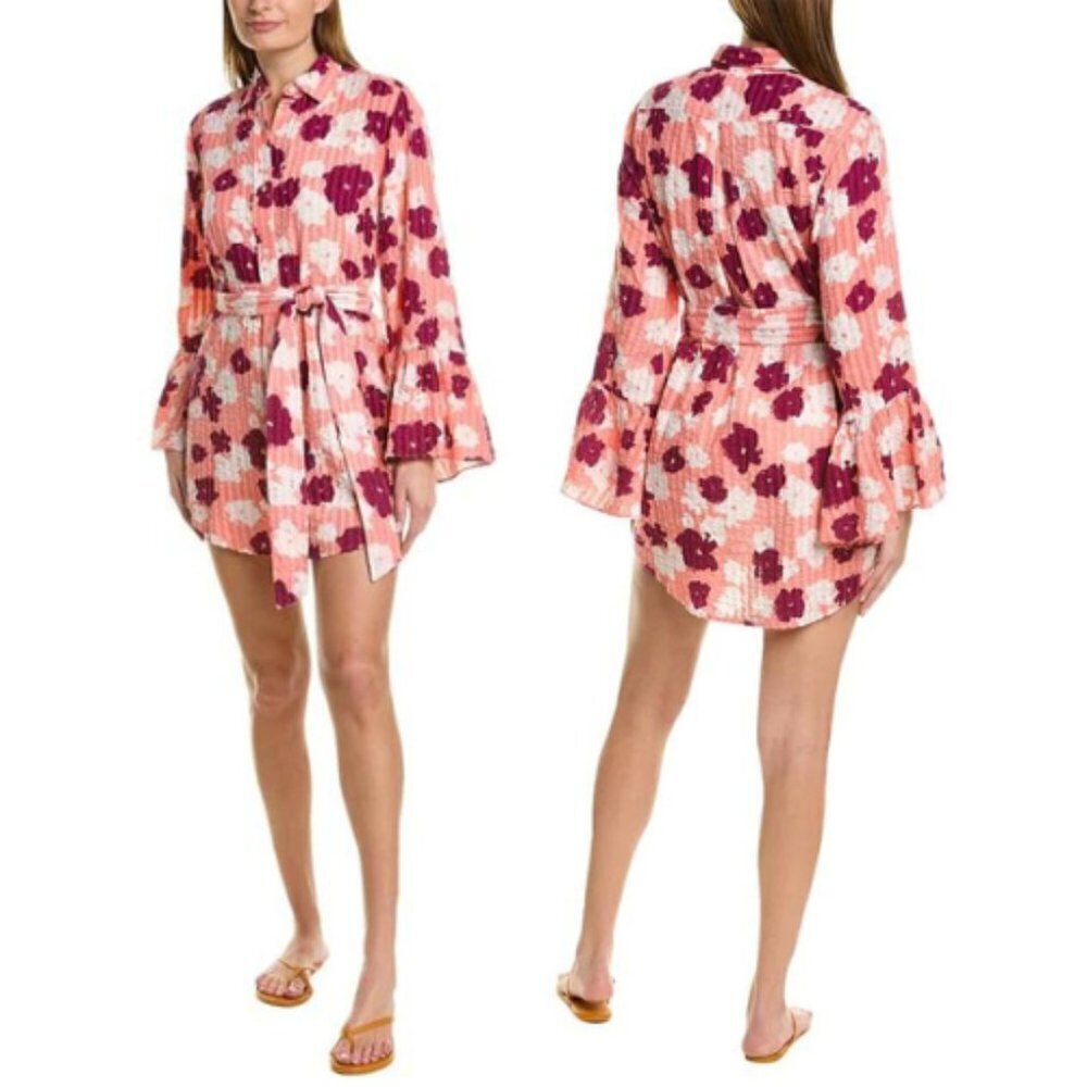 New! Tanya Taylor Alena Floral Cotton Cover-Up Dress nwt 17384